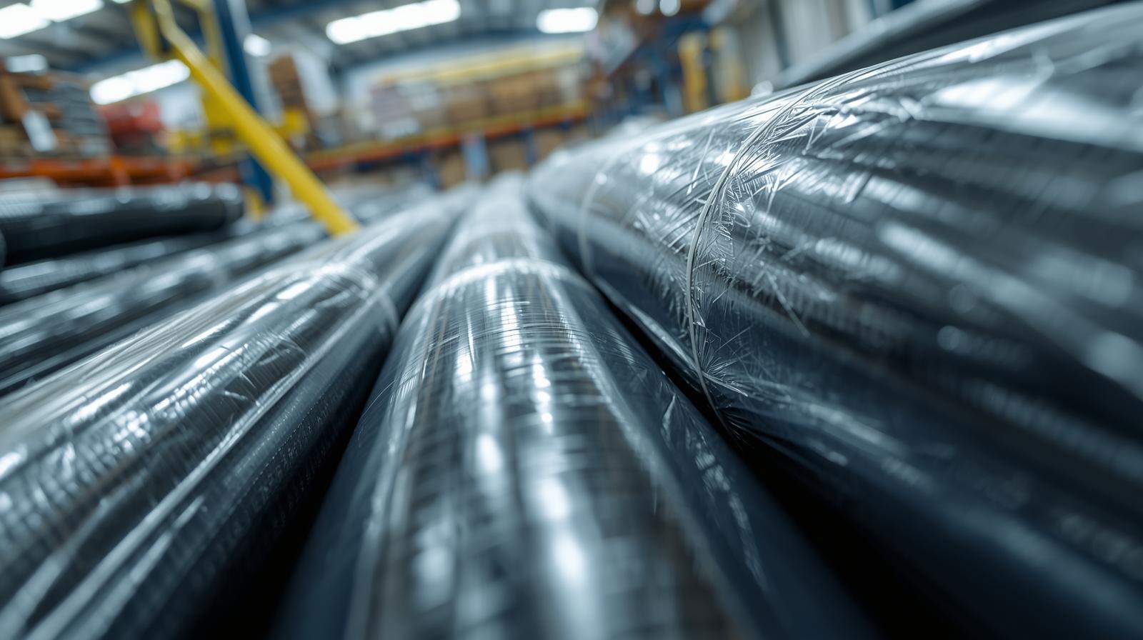 Embalatge mangueres de rec grans amb plàstic (2) irrigation hose packaging solutions